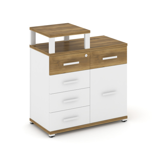 Тумба приставная с 5 ящиками Concept CN.TSP-017 W Тумба приставная с 5 ящиками Concept CN.TSP-017 W