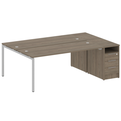 Бенч-система с тумбой на П-обр. м/к Metal System Quattro 40БП.РС-СТП-2.5 фото 3