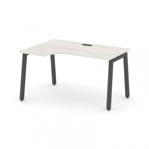 Style Project Стол рабочий эргоном. SN-5A.SPA-002(L) Дуб Табак/Металл Антрацит 1580*600/980*750 фото 25