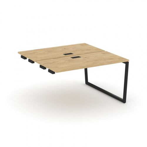 Style Project Стол-приставка к опор. элем. SN-4T2.DPRS-012 Акация Лорка/Металл Антрацит/Заглушка Пла