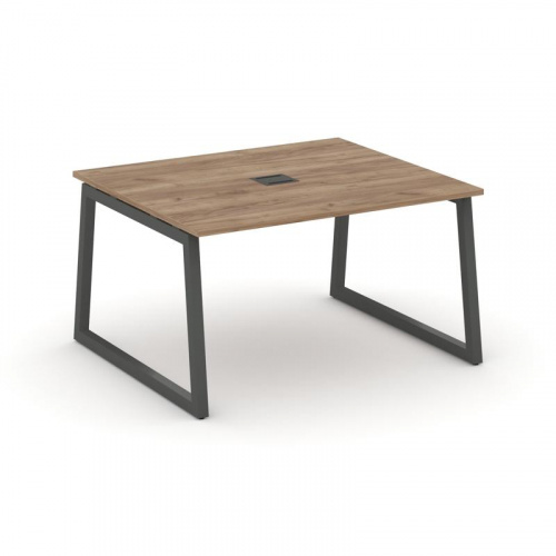 Style Project Стол переговорный SN-5T1.SPRG-032 Акация Лорка/Металл Антрацит/Заглушка Металл Антраци фото 23