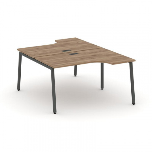 Style Project Рабочая станция эргоном. SN-4A.DRPA-002 Дуб Наварра/Металл Антрацит 1580*1232/1992*750 фото 24