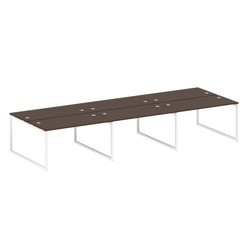 Бенч-система на 6 рабочих мест на О-обр. м/к Metal System Quattro 40БО.СМ-6.3 фото 8