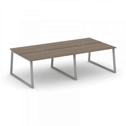 Style Project Рабочая станция 2-х сторон. SN-6T1.DRS-054 Акация Лорка/Металл Антрацит/Заглушка Пласт фото 14