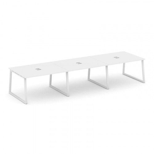 Style Project Стол переговорный SN-6T1.SPRG-052 Акация Лорка/Металл Антрацит/Заглушка Металл Антраци фото 18