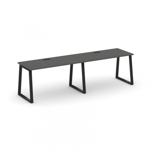 Style Project Рабочая станция 1 сторон. SN-6T1.ORS-003 Акация Лорка/Металл Антрацит/Заглушка Пластик фото 9