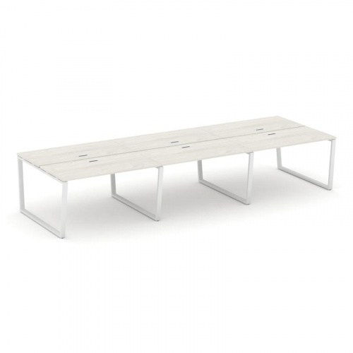 Style Project Рабочая станция 2-х сторон. SN-6T2.DRS-082 Акация Лорка/Металл Антрацит/Заглушка Пласт фото 13