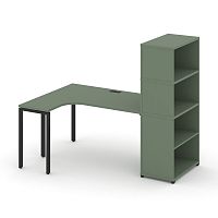 Стол эргономичный с опорным стеллажом Concept CN.SA-208(L)