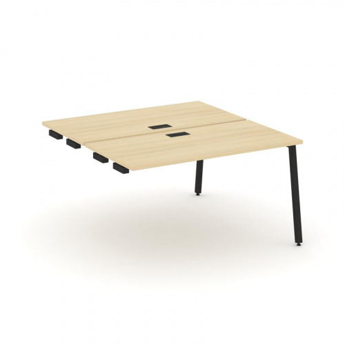 Style Project Стол-приставка к опор. элем. SN-4A.DPRS-011 Дуб Наварра/Металл Белый 980*1432*750