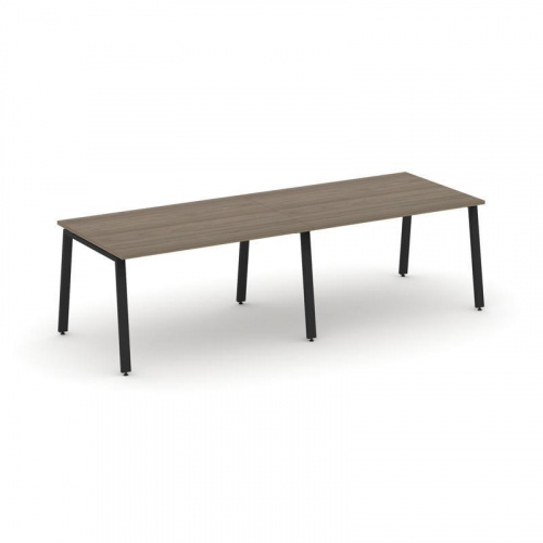 Style Project Стол переговорный SN-6A.SPRG-014.3 Дуб Наварра/Металл Белый 3160*980*750 фото 4