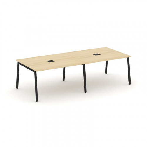 Style Project Стол переговорный SN-4A.SPRG-043 Акация Лорка/Металл Антрацит 2760*1180*750 фото 9