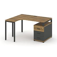 Стол эргономичный с опорной тумбой Concept CN.SA-301(L)