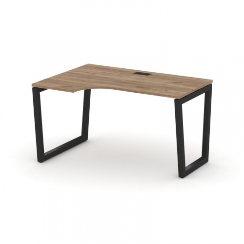 Style Project Стол рабочий эргоном. SN-5T2.SPA-022(L) Акация Лорка/Металл Антрацит/Заглушка Пластик фото 8