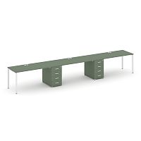 Бенч-система на 3 места с 2 опорными тумбами Concept CN.ORS-436