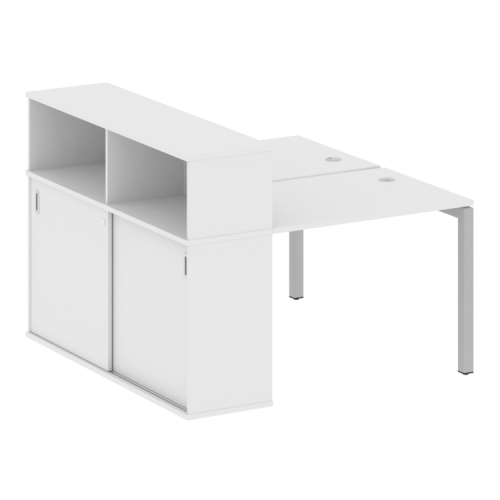 Бенч-система с шкафом-купе на П-обр. м/к Metal System Quattro 50БП.РС-СШК-2.1 фото 7