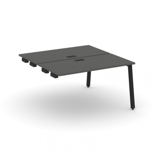 Style Project Стол-приставка к опор. элем. SN-5A.DPRS-002 Дуб Табак/Металл Белый 1180*1232*750 фото 2