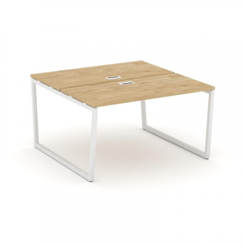 Style Project Рабочая станция 2-х сторон. SN-4T2.DRS-011 Акация Лорка/Металл Антрацит/Заглушка Пласт фото 3