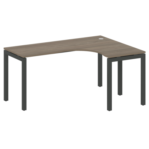 Стол криволинейный правый на П-обр. м/к Metal System Quattro 50БП.СА-4 (R) Стол криволинейный правый на П-обр. м/к Metal System Quattro 50БП.СА-4 (R)