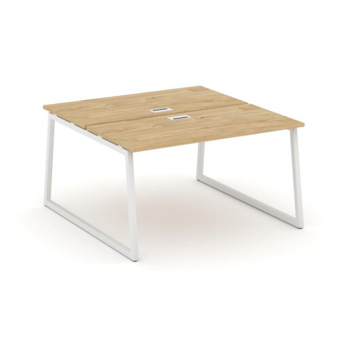 Style Project Рабочая станция 2-х сторон. SN-4T1.DRS-022 Акация Лорка/Металл Антрацит/Заглушка Пласт фото 3