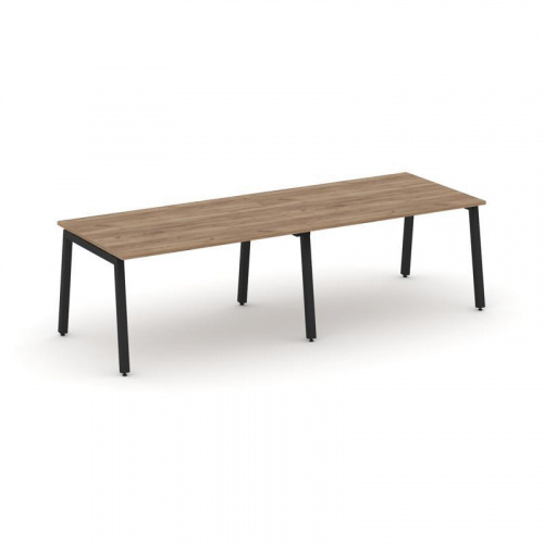 Style Project Стол переговорный SN-5A.SPRG-013.3 Акация Лорка/Металл Антрацит 2760*980*750