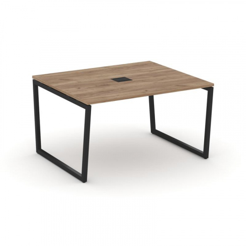 Style Project Стол переговорный SN-4T2.SPRG-032 Акация Лорка/Металл Антрацит/Заглушка Металл Антраци фото 7