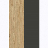 Белый Бриллиант / Тиквуд Светлый / Металл Антрацит