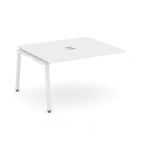 Style Project Проходной наб. элем. перег. стола SN-6A.NSPRG-034 Дуб Наварра/Металл Белый 1580*1180*7 фото 23