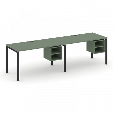 Бенч-система на 2 места с подвесными тумбами Concept CN.ORS-107