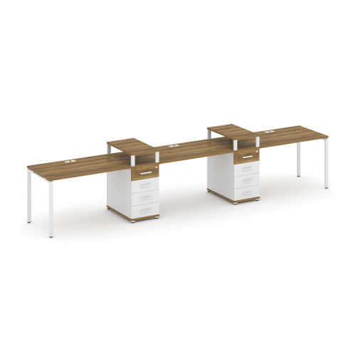 Бенч-система на 3 места с 2 опорными тумбами Concept CN.ORS-450 фото 8