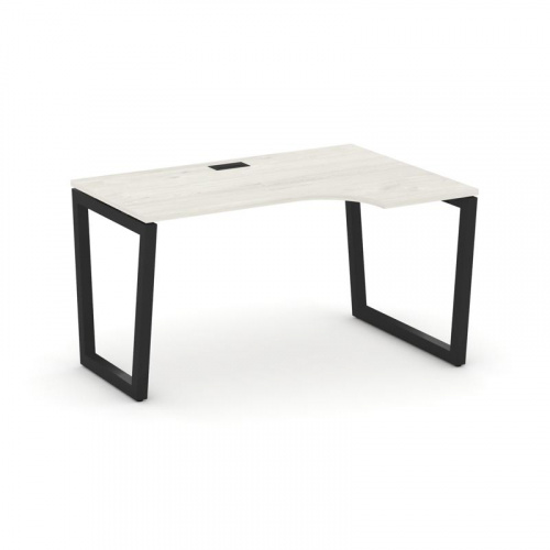 Style Project Стол рабочий эргоном. SN-5T2.SPA-012(R) Акация Лорка/Металл Антрацит/Заглушка Пластик фото 6