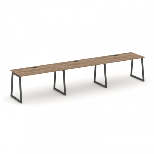 Style Project Рабочая станция 1 сторон. SN-4T1.ORS-041 Акация Лорка/Металл Антрацит/Заглушка Пластик фото 10