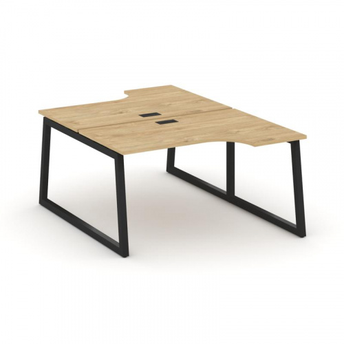 Style Project Рабочая станция эргоном. SN-5T1.DRPA-021 Акация Лорка/Металл Антрацит/Заглушка Пластик