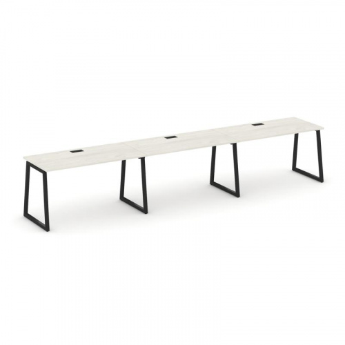 Style Project Рабочая станция 1 сторон. SN-4T1.ORS-041 Акация Лорка/Металл Антрацит/Заглушка Пластик фото 8