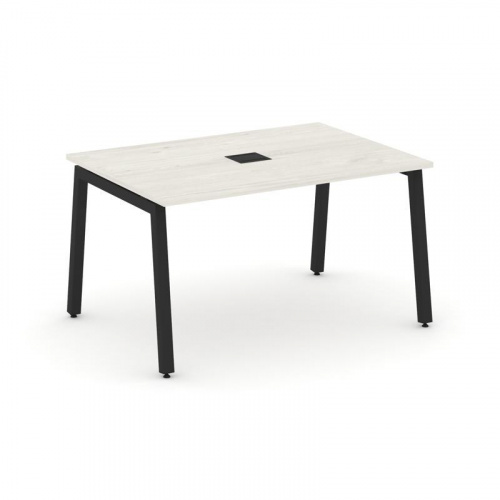 Style Project Стол переговорный SN-5A.SPRG-001 Акация Лорка/Металл Белый 980*980*750 фото 7