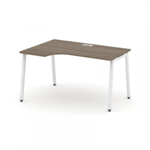 Style Project Стол рабочий эргоном. SN-4A.SPA-022(L) Антрацит/Металл Антрацит 1580*800/980*750 фото 23