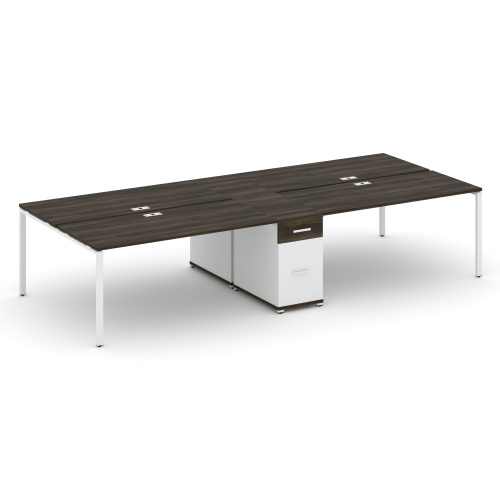 Бенч-система на 4 места с 1 опорной тумбой Concept CN.DRS-424 фото 10 Бенч-система на 4 места с 1 опорной тумбой Concept CN.DRS-424 фото 10