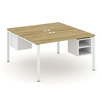 Бенч-система на 2 места с подвесными тумбами Concept CN.DRS-107