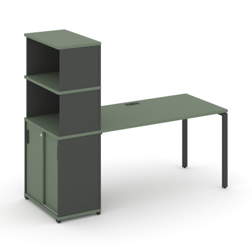 Стол офисный с опорным шкафом-купе Concept CN.SP-242
