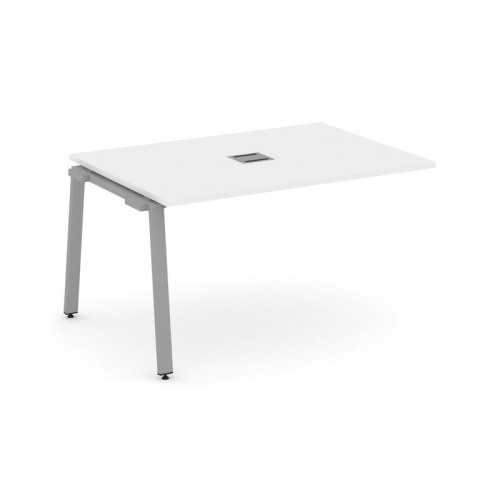 Style Project Проходной наб. элем. перег. стола SN-6A.NSPRG-001 Дуб Табак/Металл Белый 980*980*750 фото 9