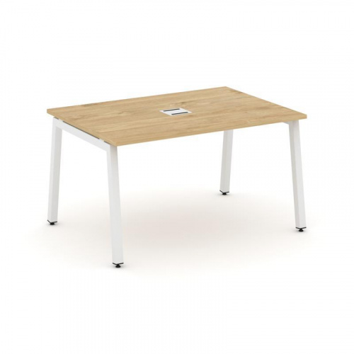 Style Project Стол переговорный SN-5A.SPRG-001 Акация Лорка/Металл Белый 980*980*750 фото 20