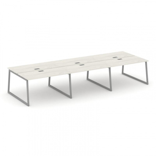 Style Project Рабочая станция 2-х сторон. SN-4T1.DRS-061 Акация Лорка/Металл Антрацит/Заглушка Пласт фото 17