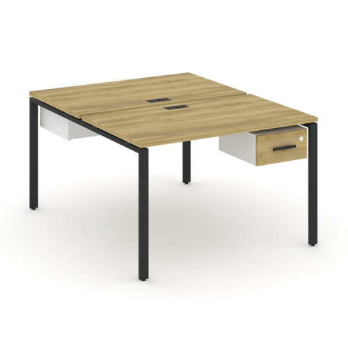 Бенч-система на 2 места с подвесными тумбами Concept CN.DRS-110 фото 6