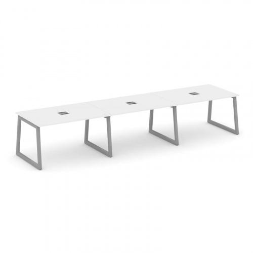 Style Project Стол переговорный SN-5T1.SPRG-022 Акация Лорка/Металл Антрацит/Заглушка Металл Антраци фото 17