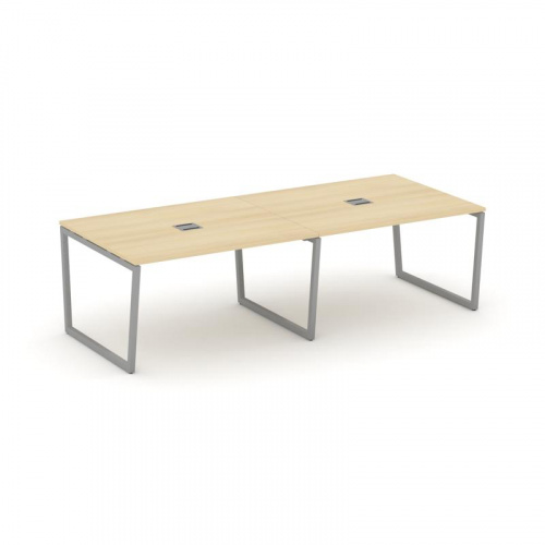 Style Project Стол переговорный SN-4T2.SPRG-042 Акация Лорка/Металл Антрацит/Заглушка Металл Антраци фото 20