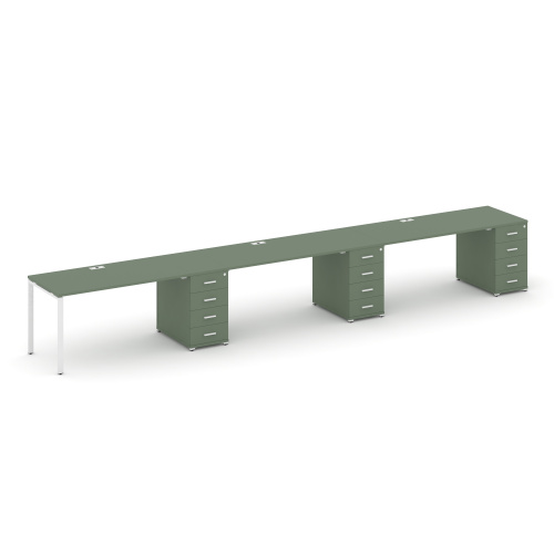 Бенч-система на 3 места с 3 опорными тумбами Concept CN.ORS-444 Бенч-система на 3 места с 3 опорными тумбами Concept CN.ORS-444