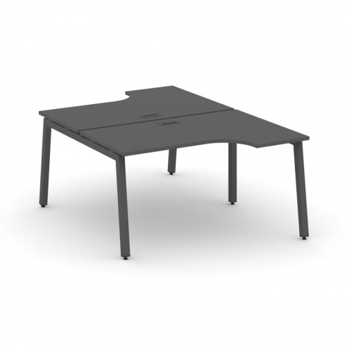 Style Project Рабочая станция эргоном. SN-5A.DRPA-002 Дуб Наварра/Металл Антрацит 1580*1232/1992*750 фото 27