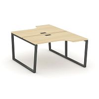 Style Project Рабочая станция эргоном. SN-6T2.DRPA-022 Акация Лорка/Металл Антрацит/Заглушка Пластик