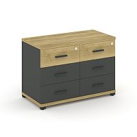 Тумба приставная с 6 ящиками Concept CN.TSP-007 A