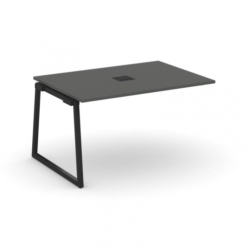 Style Project Проходной наб. элем. перег. стола SN-4T1.NSPRG-002 Акация Лорка/Металл Антрацит/Заглуш фото 8