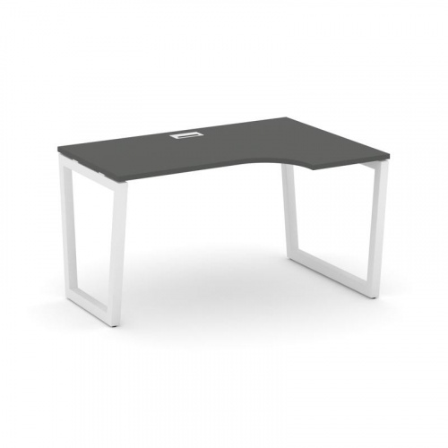 Style Project Стол рабочий эргоном. SN-5T2.SPA-012(R) Акация Лорка/Металл Антрацит/Заглушка Пластик фото 19